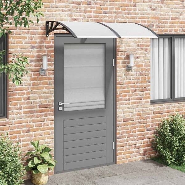 vidaXL Indgangsovertræk Sort 150x100 cm Polycarbonat 5380 Svart
