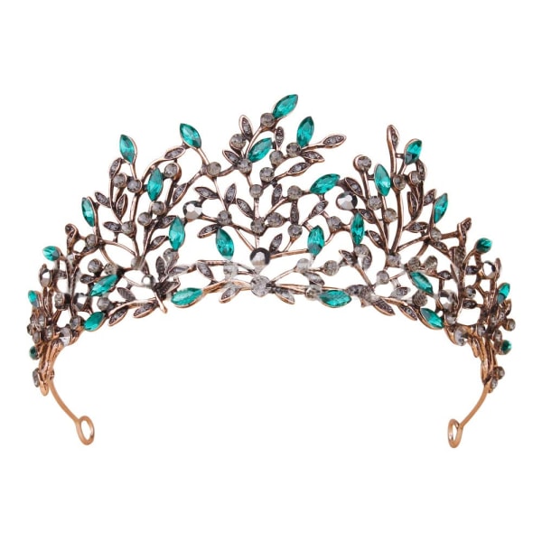 Rhinestone krone brudekrone vintage krystal krone barok dronning krone egnet til bryllupsfest