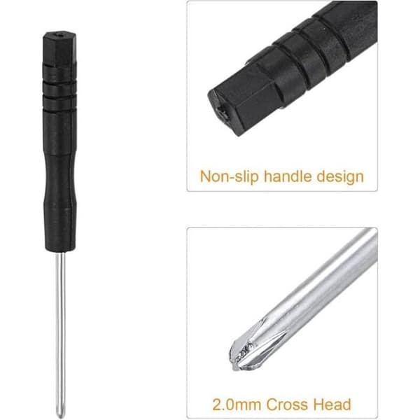 2,0 mm Mini Phillips-skruetrækker til urglas, elektronisk reparation, 5 stk. YYV