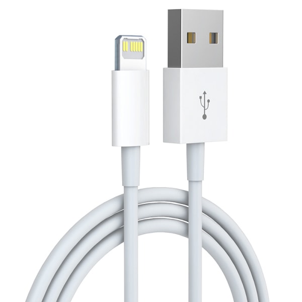 2Pack 2M iPhone-opladerkabel [Apple MFi-certificeret] Lightning til USB-kabel, hurtigopladningskabel til iPhone 14 13 12 11 Pro Max