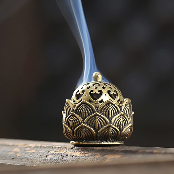 Røgelsebrænder Røgelseskål, pakke med 2 Lotus Røgelsebrænder Røgelsebrænder Røgelselysholder Røgelseholder Røgelseskegleholder til hjemmekontoret