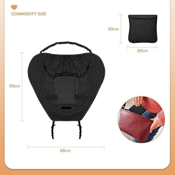 Solbeskyttelse for barnevogn, Solbeskyttelse for barnevogn, UV 50 black