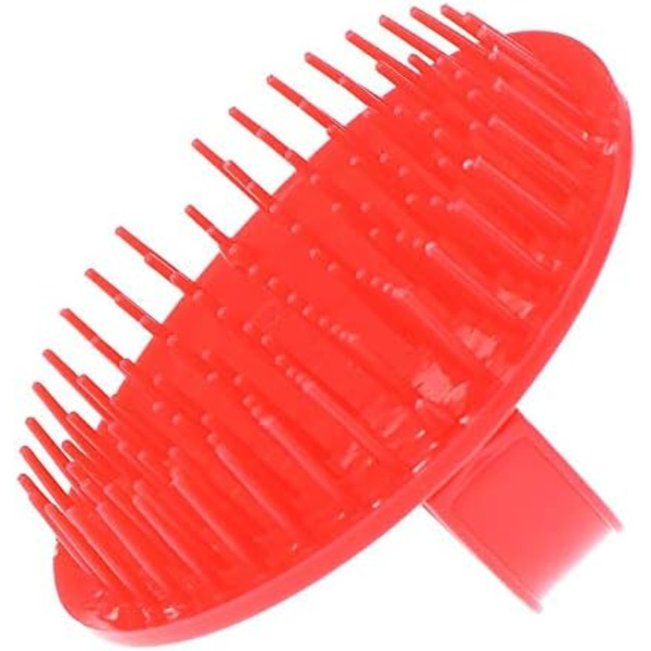Orange Scalp Massage Hårborste Red