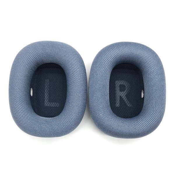 Udskiftning af ørepuder, bløde hukommelsesskum hovedtelefon ørepropper, udskiftning ørepuder sæt, læder ørepuder ørepropper til Airpod MAX headset234(blå) Blue