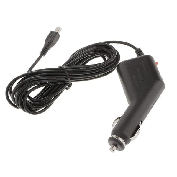 Mini Biloplader Strømkabel Universal Strømkabel Biloplader Adapter Strømforsyning til Bærbare Elektroniske Tilbehør GPS Navigation(ca. 3m)