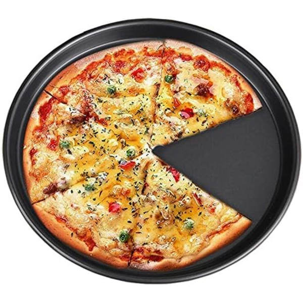 2 pakker pizzapanne Profesjonell Premium Dyp Rett Non-Stick Bakeware (8 tommer)