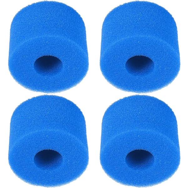 Ø10,8 x 7,3 cm skumfiltre, 40 PPI, kompatible med rengøring af filtreringen af Intex Purespa S1 spabad.
