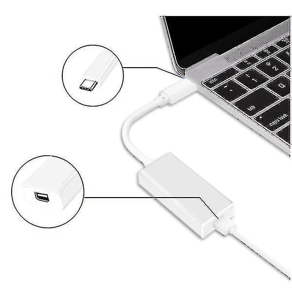 1x Thunderbolt 3 - Thunderbolt 2 -sovitin Type C -kaapeli USB Macbook Air Prolle