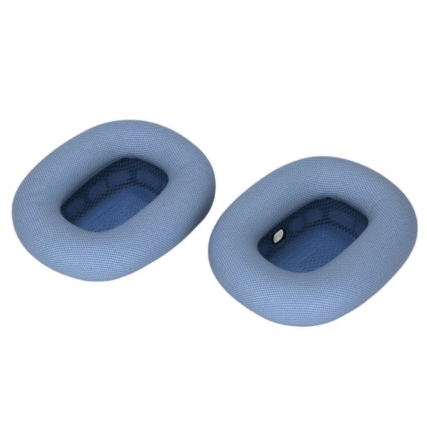 Utskiftbare øreputer, myke minneskumhodetelefoner øremuffer, utskiftbart øreputersett, lær øreputer øremuffer for Airpod MAX-headset234 (blå) Blue