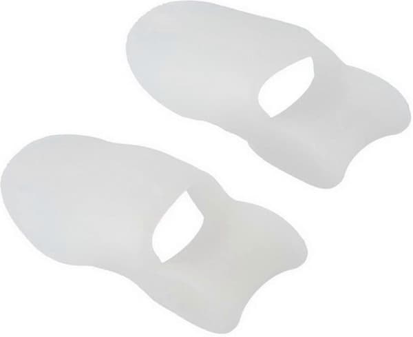2 par tåspreder, transparent, én størrelse - supermyk