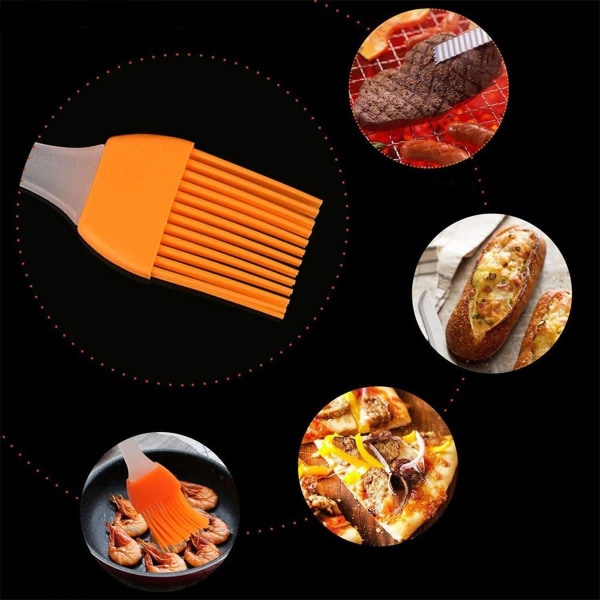 Silikonebørste grillbørste silikonebørste til køkken & BBQ-riningsbørste