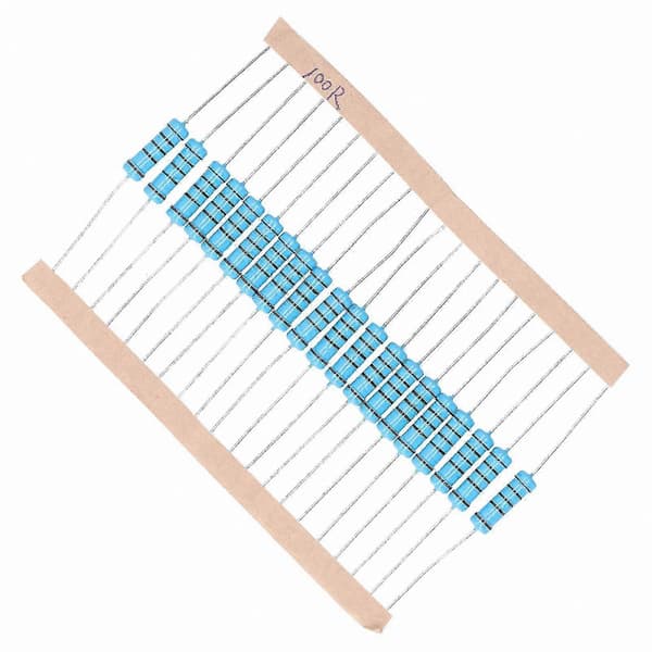 20-pak 100 Ohm 2W metalfilmsmodstande med 1% tolerance til elektronikprojekter
