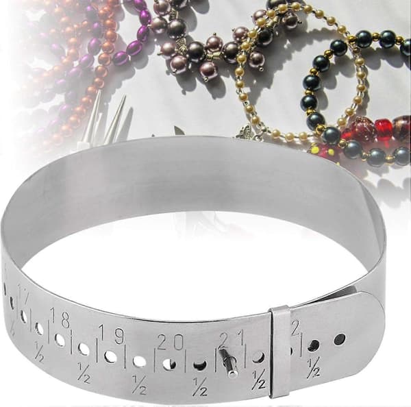Armbåndsmålerverktøy, for måling av håndleddsmykker
