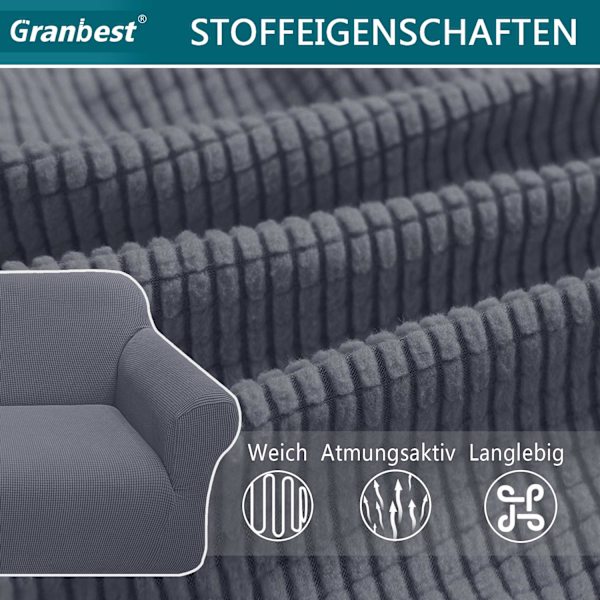 Hög stretch soffaöverdrag modern soffa kast jacquard elastisk