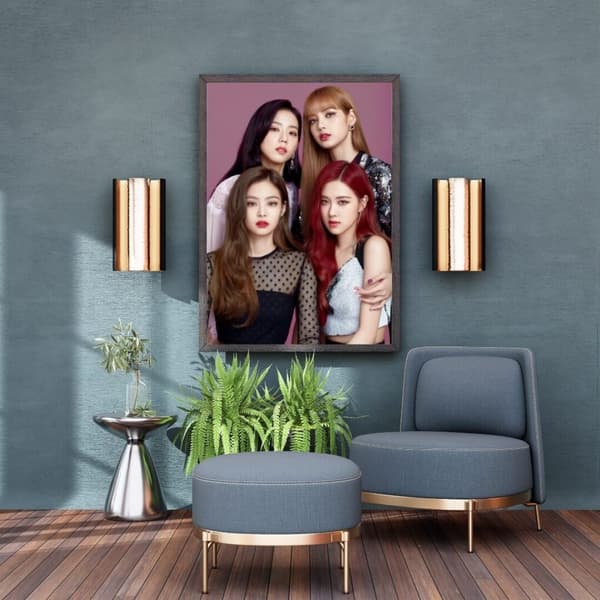Blackpink Gruppfotoposter – Trendig & Modern Väggkonst 21×30 CM