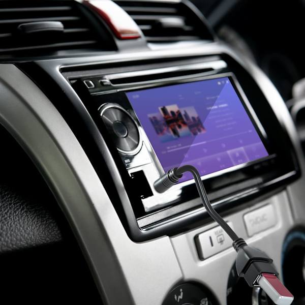 USB till Jack-adapter från USB 2.0 till 3,5 mm han-auxiliary stereo-ljuduttag (2 st)