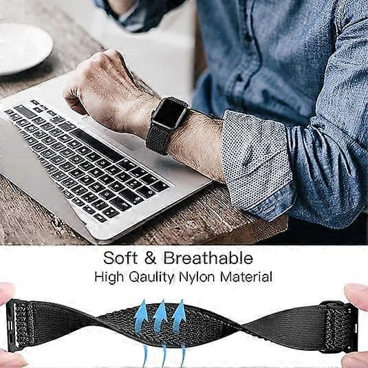 1 stk. nylon elastisk enkel løkkestropp, justerbar erstatningsstropp