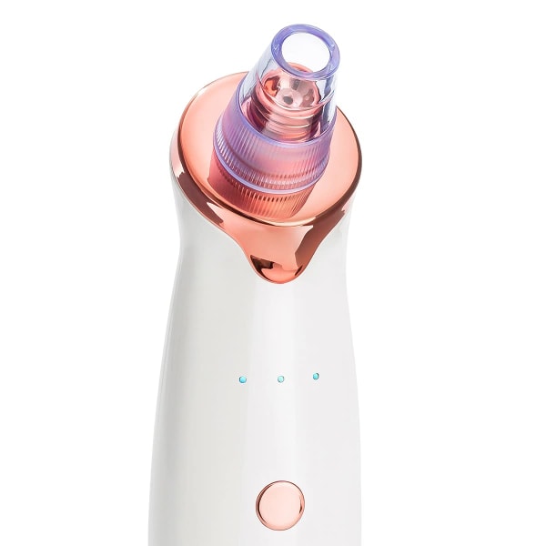 Vacuum Blackhead Remover, Professionell Facial Pore Cleaner Extractor Suction Tool - USB Uppladdningsbar med 3 lägen och 5 utbytbara sonder