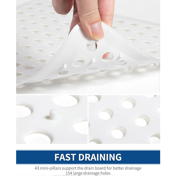 Liten diskbänksmatta, 2-pack diskbänksmattor, diskmatta