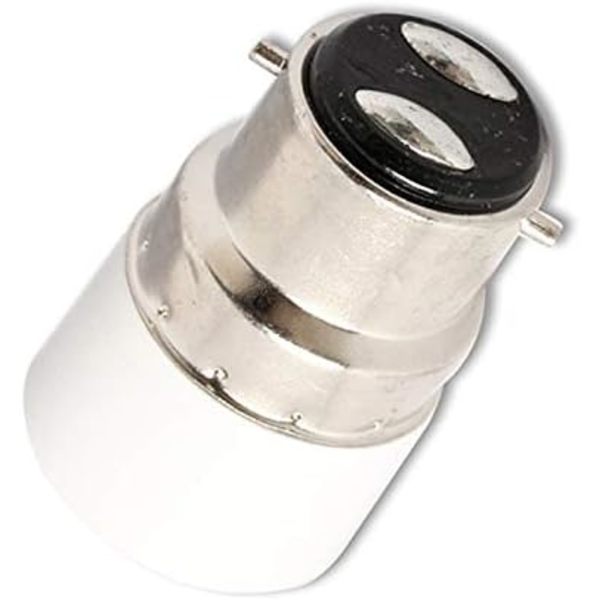 5-pak B22 til E14 pæreholderadapter B22 sokkelbryter til standard E14 adapter lampeholder