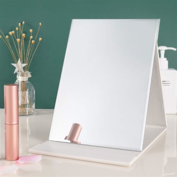 Speil, bærbar sminke speil HD speil, bærbar/bord foldbart speil 6,9X4,9 tommer 6.9X4.9 Inch
