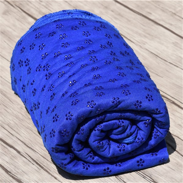 Hurtigtørrende skridsikre yogahåndklæder med mesh-bærepose, ekstra lang (90 x 190 cm) 190*90cm