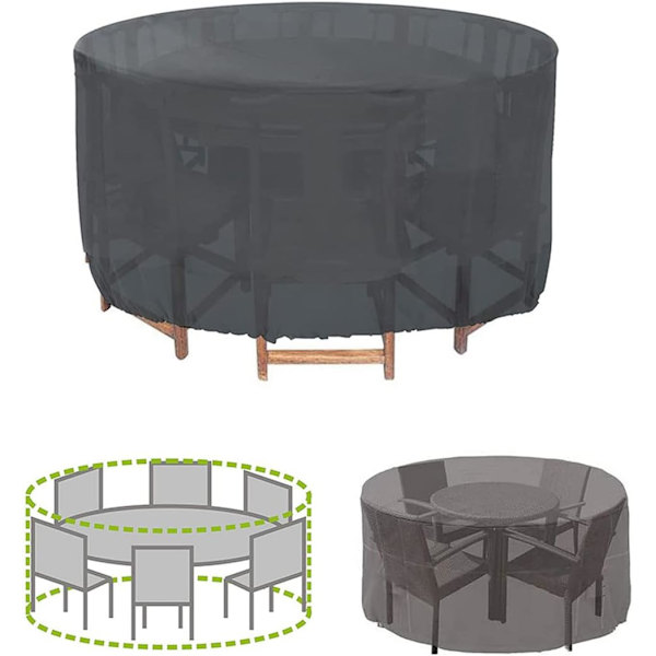 Överdrag för trädgårdsbord, vattentät presenning skyddande överdrag för trädgårdsmöbler och vinterförvaring av möbler (120 x 75cm)