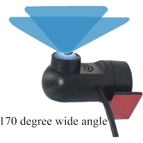 Auton kameratallennin päivä ja yö Dashcam autokamerat tallentimella Auton kamera Dash Cam Mini Dash Cam nopeustutkan kamera (pikseli: 12 miljoonaa)