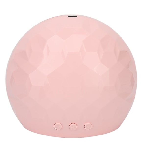 36W UV LED Neglelampe med Infrarød Sensor Rask Tørking USB-kabel 12 stk Lysbrikker for DIY Negleentusiaster Profesjonelle Neglekunstnere, Rosa