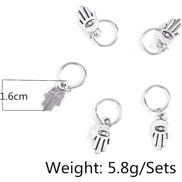 10 st Mini Claw Hårclips hand