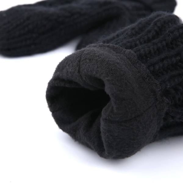 Naisten hanskat lapaset, talven lämpimät hanskat Heat Weaver -kaapeli neulottu, naisten hanskat Heat Holders -naisten paksut fleecevuoratut eristetyt lämpimät neulotut (1 pari)