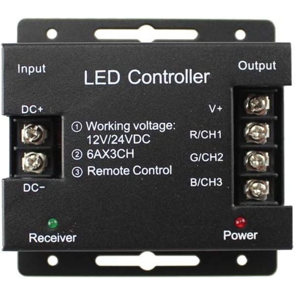 12V-24V RGB LED-berøringsdimmerbryter Dimmerbryter for LED-striper