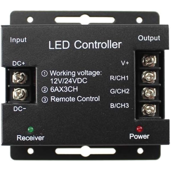 12V-24V RGB LED-touchdimmerbrytare Dimmerbrytare för LED-remsor