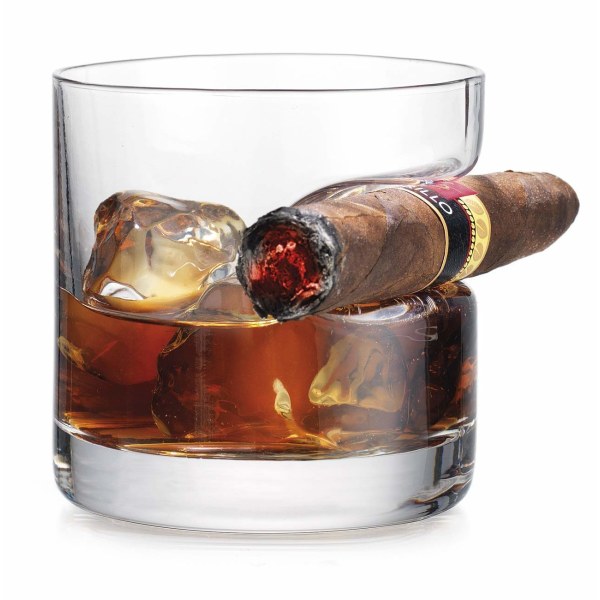 Whisky Cigar Glas Klare Drikkeglas Vintilbehør til Whisky Scotch Beer Vin Rund