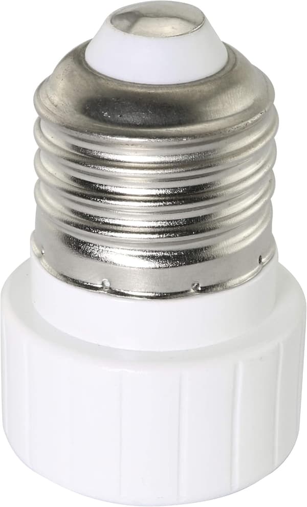 E27 til GU10 Adapter 2 stk. E27 Edison Skrue til GU10 Bajonetfatning Adapter Konverter til Lys Pære