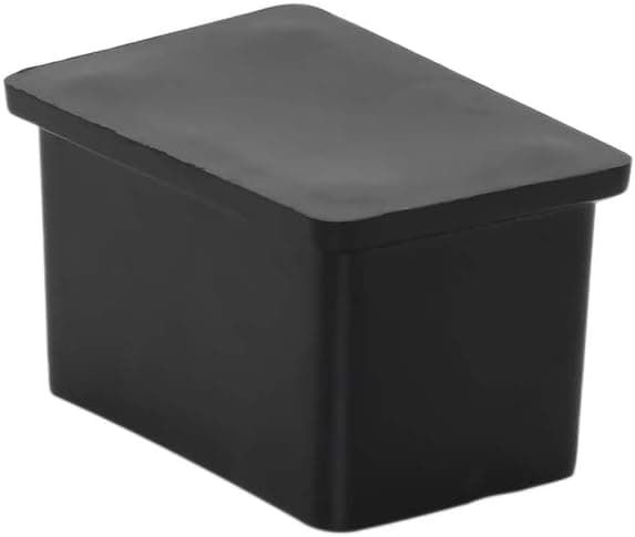 8-pack rektangulära, icke-märkande PVC-stolsbensskydd 30 mm x 50 mm (1-3/16\" X 2\")