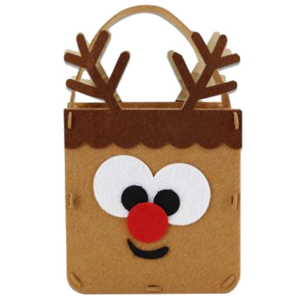 Julklappspåsar, Julpåsar för Fyllning, Presentpåsar, Förpackningspresentförpackning (Älg)