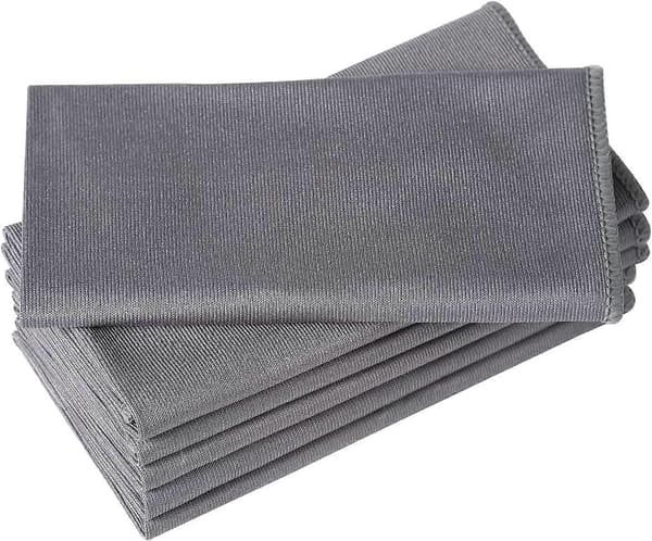 6-pack Mikrofiber Glasrengöringsduk, Luddfritt