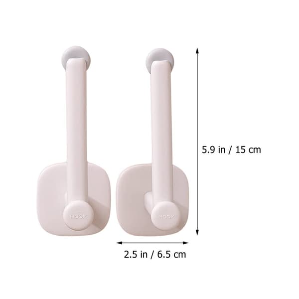 2 stk. ophængt scrunchie-holder vægmonteret Green white