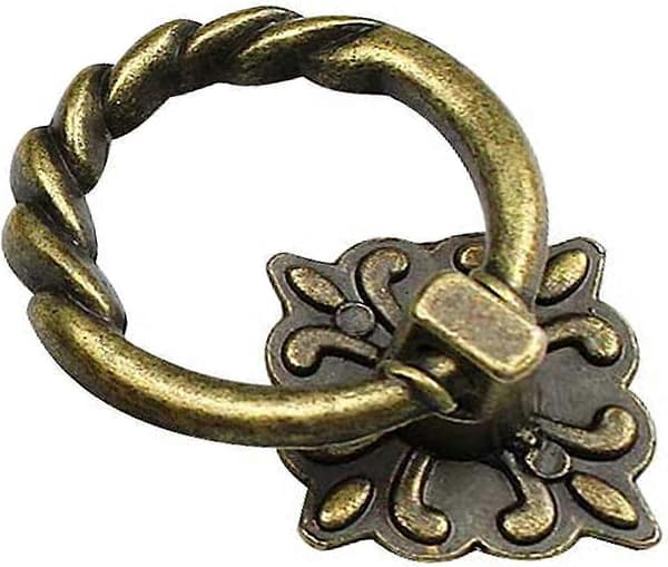 8 stk. Greb til Træk Vintage Knapper, Bronze Antik Møbelknapper, Velegnet til Skabe