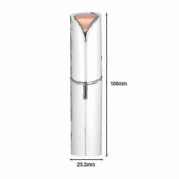 Epilator, Trimmer til øjenbryn/ansigtshår/næsehår/bikini linje hvid