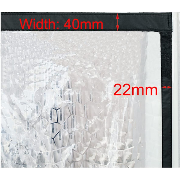 Magnetisk dörrgardin, magnetisk termisk dörrgardin, 90x210 cm, idealisk för att använda luftkonditionering på sommaren, vattentät, vindtät, stängs automatiskt black 90*210cm