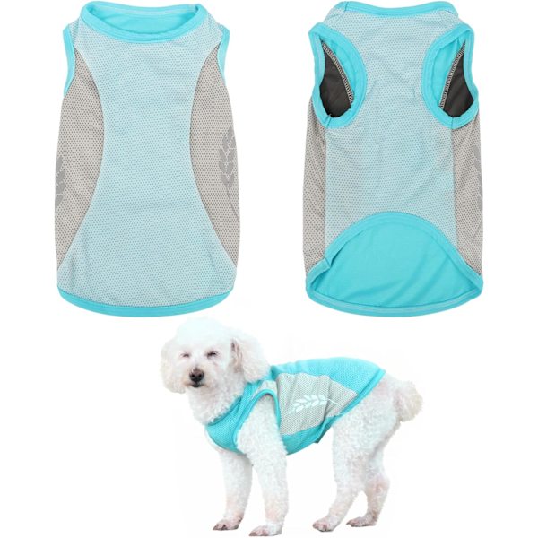 Køle Vest til Hund, Køle Vest til Hunde, Kølig Sommer Hunde Frakke, Kæledyr Køle Vest Egnet til Små til Mellemstore Hunde og Hvalpe (X-Large) XL