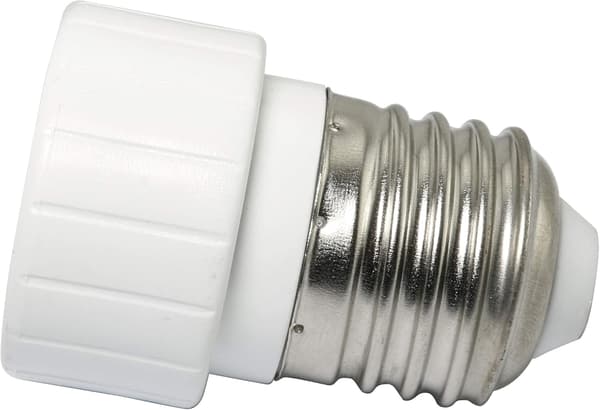 E27 til GU10 Adapter 2 stk. E27 Edison Skrue til GU10 Bajonetfatning Adapter Konverter til Lys Pære
