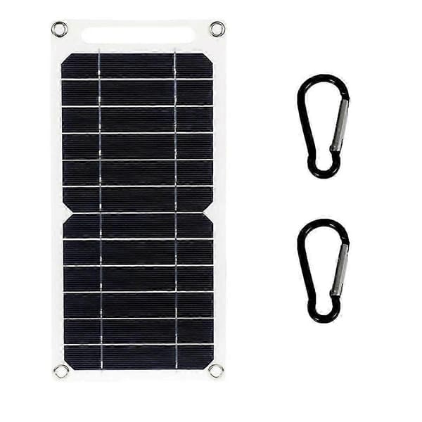 5V 6W Solcellepanel Bærbart Batteripanel Solcellelader Mobiltelefon Mobil Strøm for Utendørs Vandring