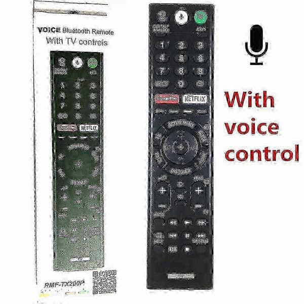 RMF-TX200P För Sony 4K Android Voice Bluetooth TV Fjärrkontroll RMF-TX500E)