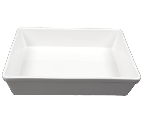 Porslinsform Rektangulär - Stor - 2-pack 5000 Vit