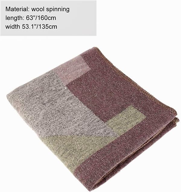 Dame Poncho Strikket Oversized Teppe Cape Skjerf pink