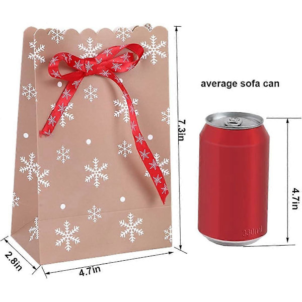 12 julklappar - små julpåsar, 4 premiumdesigner