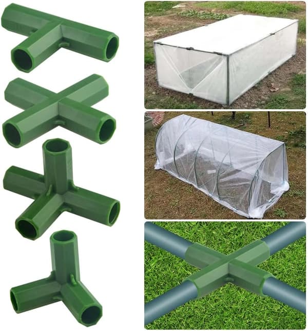 20 stk kraftige hage rammekontakter for drivhus og planter 11mm